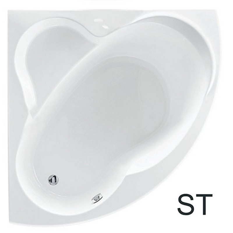 Vasca 135 x 135 cm angolare simmetrica semicircolare serie Una con telaio Novel 101-8601-ST Vasca 135 x 135 cm angolare simmetrica semicircolare serie Una con telaio Novel 101-8601-ST
