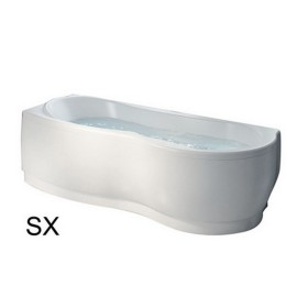 Vasca angolare Hydro 170x70 cm versione sx con telaio serie Venus Novel 101-8625-177HYSX