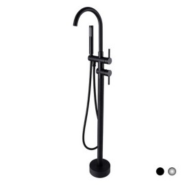 Miscelatore a pavimento per vasca nero serie Dante  101-R100-NE