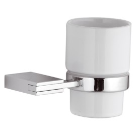 Porta bicchiere/spazzolini da muro - serie flat-re Remer FT15