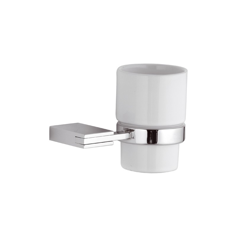 Porta bicchiere/spazzolini da muro - serie flat-re Remer FT15