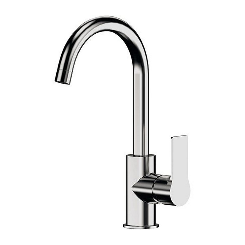 Miscelatore cucina monoforo 90 gradi con canna alta girevole serie Energy Remer EY72