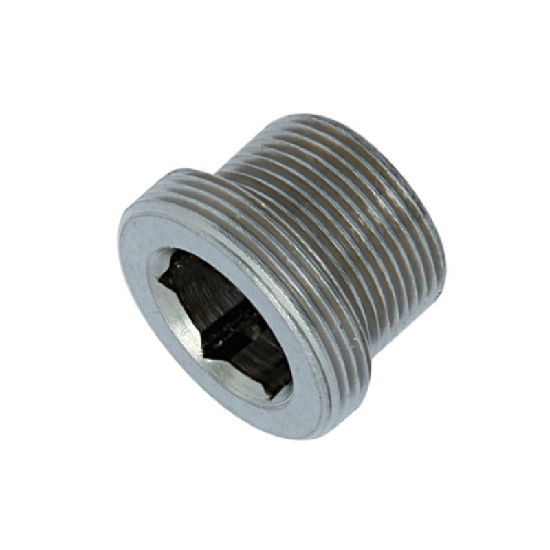 Riduzione ottone cromato con filetto incassato m 18/1 x m 22/1 Idrobric PLARAC0335NC