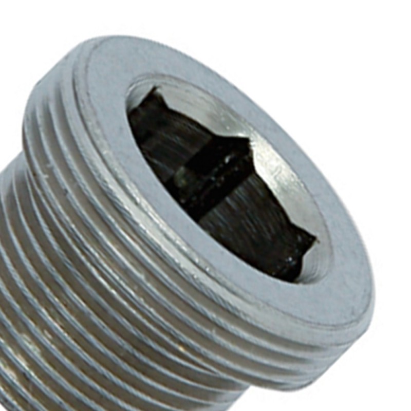 Riduzione ottone cromato con filetto incassato m 18/1 x m 22/1 Idrobric PLARAC0335NC