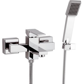 Rubinetto esterno per vasca con doccia duplex - serie qubika Remer Q02