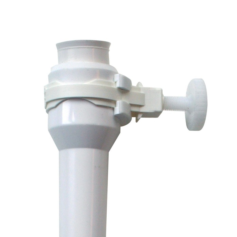 Rompigetto pk con aeratore ottone cromato manicotto in gomma bianca Idrobric B0080