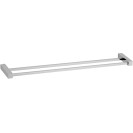Portasalviette doppio da muro 60 cm - serie sq Remer SQ33