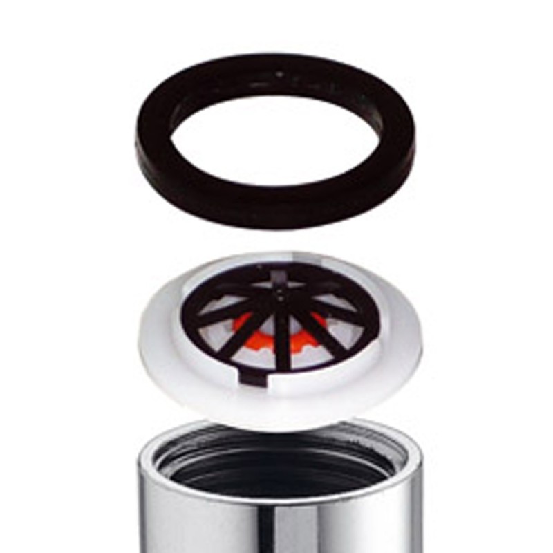 Raccordo in ottone per doccia-soffione con limitatore 8 lt/min Idrobric B0073 8
