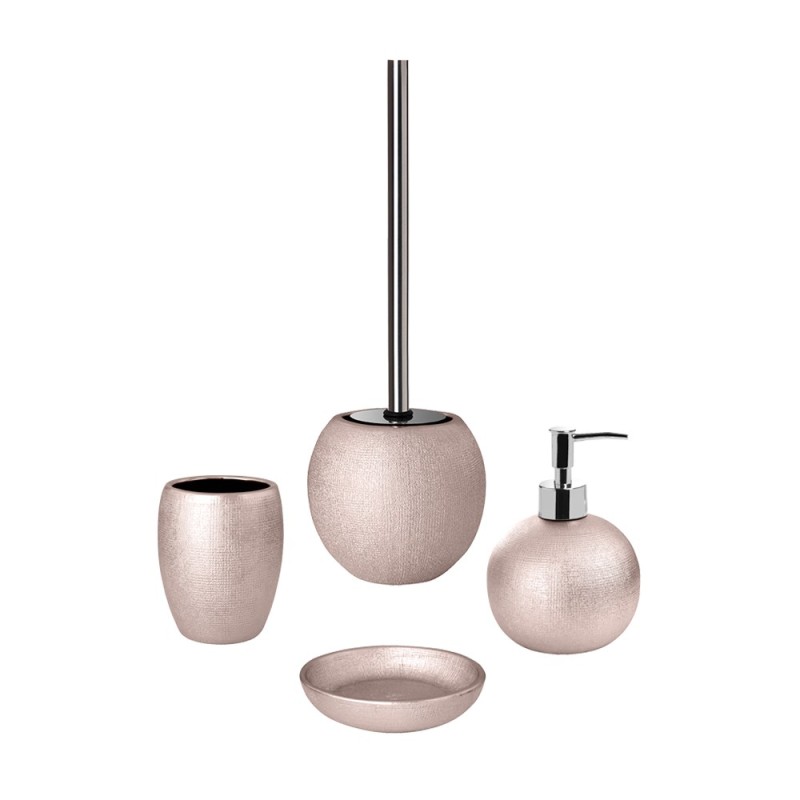 Set completo rosa ramato - serie glitter Aquasanit SET50