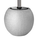 Porta scopino serie glitter in ceramica in argento Aquasanit QF2140AS