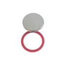 Coppia graffa in ottone per maniglia rubinetto Idrobric K0857XX