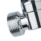 Rubinetto per lavatrice a sfera cromato Idrobric K0261 B