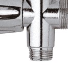 Rubinetto a 3 vie sottolavabo Idrobric K0217X
