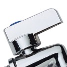 Rubinetto per lavatrice a sfera cromato bibo Idrobric K0220X