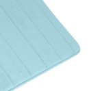 Tappeto memory foam azzurro chiaro 40x60 cm Aquasanit TAME4060AC
