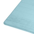 Tappeto memory foam azzurro chiaro 40x60 cm Aquasanit TAME4060AC