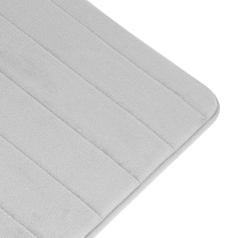 Tappeto memory foam grigio chiaro 50x80 cm Aquasanit TAME5080GC