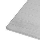 Tappeto memory foam grigio chiaro 50x80 cm Aquasanit TAME5080GC