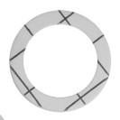 Guarnizione ad alta resistenza sp 2 mm per raccordi 10 pz Idrobric P0385X