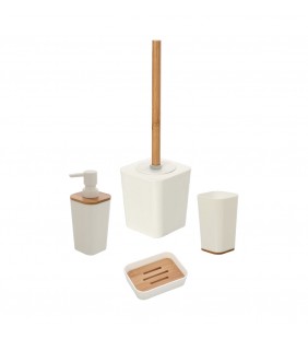 Set completo bianco - Serie Bamboo