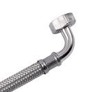 Flessibile in acciaio inox 3/4â€ m - f con curva Idrobric H0241XX50