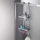 Mensola doccia agganciabile 2 ripiani Idrobric A111004CR