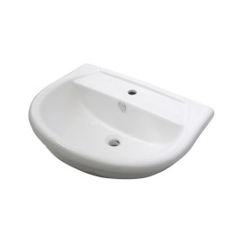 Lavabo monoforo 56cm serie kaila LINPH 180-L100-M56