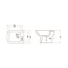Bidet serie jasmine LINPH 181-J300-R