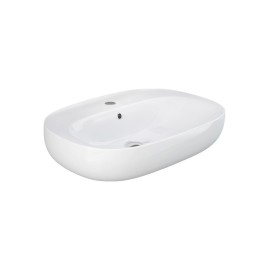Lavabo sospeso 60 cm serie illusion ovale Rak Ceramics 182-I100-60