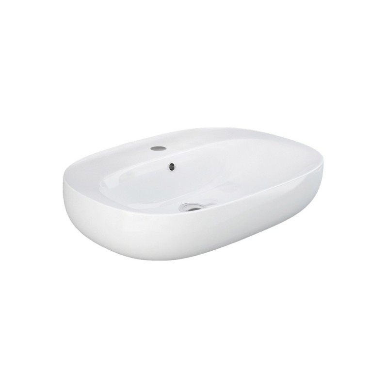 Lavabo sospeso 60 cm serie illusion ovale Rak Ceramics 182-I100-60 Lavabo sospeso 60 cm serie illusion ovale Rak Ceramics 182-I100-60
