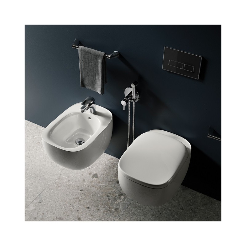 Bidet sospeso serie illusion Rak Ceramics 182-I312-R