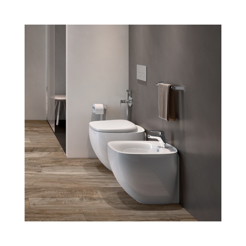 Vaso filo muro serie illusion rimless Rak Ceramics 182-I400 Vaso filo muro serie illusion rimless Rak Ceramics 182-I400