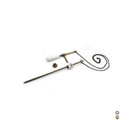 Kit asta e catenella per cassetta alta antichizzata bronzata DH 182-R5094-BR
