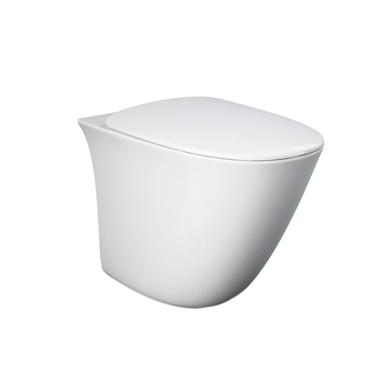 Vaso filo muro sensation rimless da 52 cm Rak Ceramics 182-U450 Vaso filo muro sensation rimless da 52 cm Rak Ceramics 182-U450