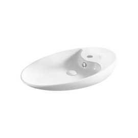 Lavabo d'appoggio serie la28 cm 73.5 x 39 LINPH 185-LA28
