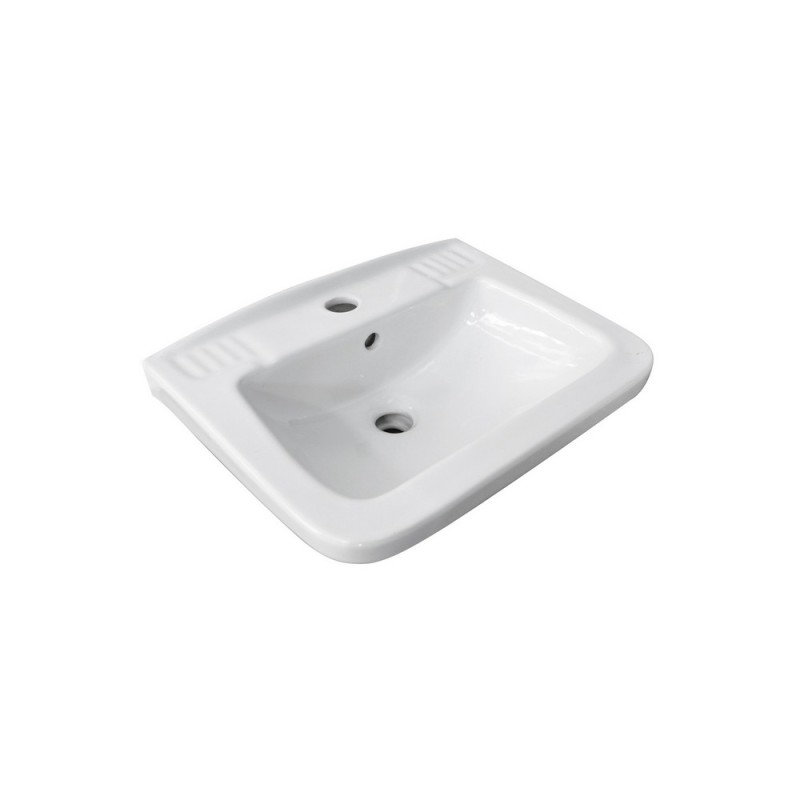 Lavabo a parete quadrato 36 x 45 cm LINPH 185-LP83 Lavabo a parete quadrato 36 x 45 cm LINPH 185-LP83