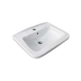 Lavabo a parete quadrato cm 40 x 50 LINPH 185-LP84