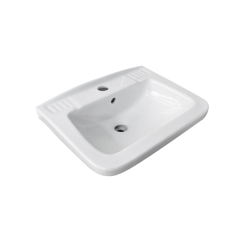 Lavabo a parete quadrato cm 40 x 50 LINPH 185-LP84 Lavabo a parete quadrato cm 40 x 50 LINPH 185-LP84