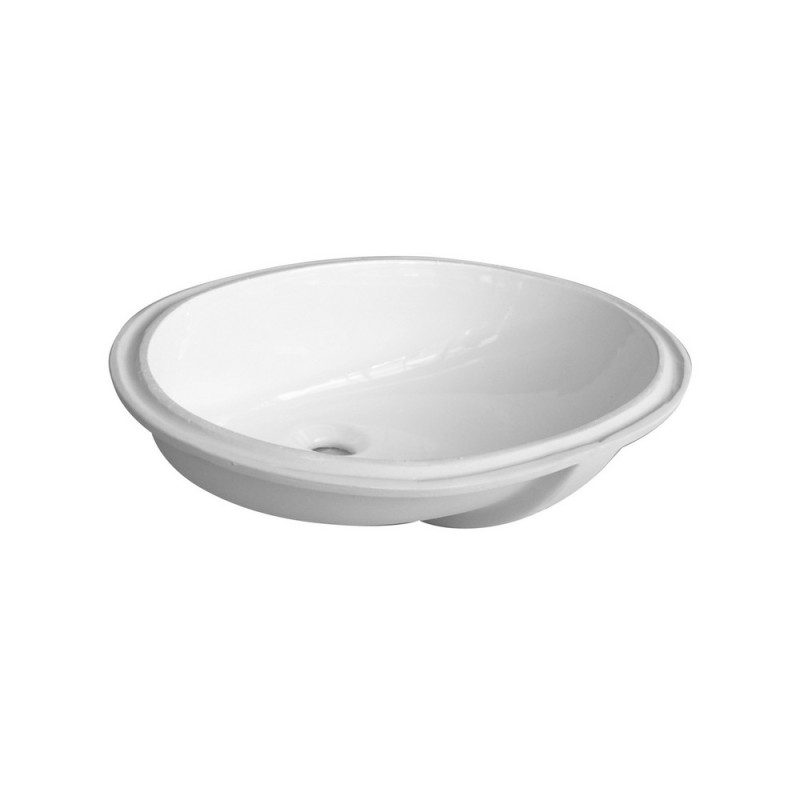 Lavabo sottopiano bianco cm 57 x 42 LINPH 185-LT74