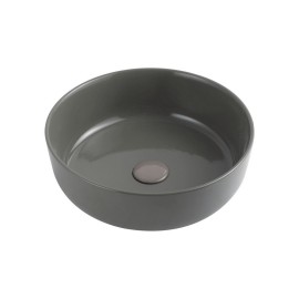 Lavabo d'appoggio D38,5 cm nero slim serie 1 LINPH 185-LVA01-NE385