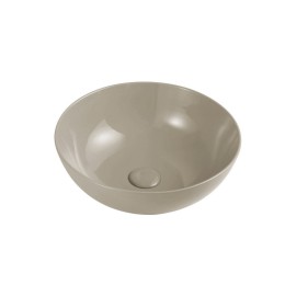Lavabo d'appoggio D33 cm grigio cemento slim serie 2 LINPH 185-LVA02-GC330