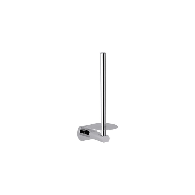 Portarotolo di ricambio con supporto cromato - serie forma Remer FR62