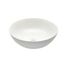 Lavabo tondo d'appoggio matt nero LINPH 185-LVM02-NE385