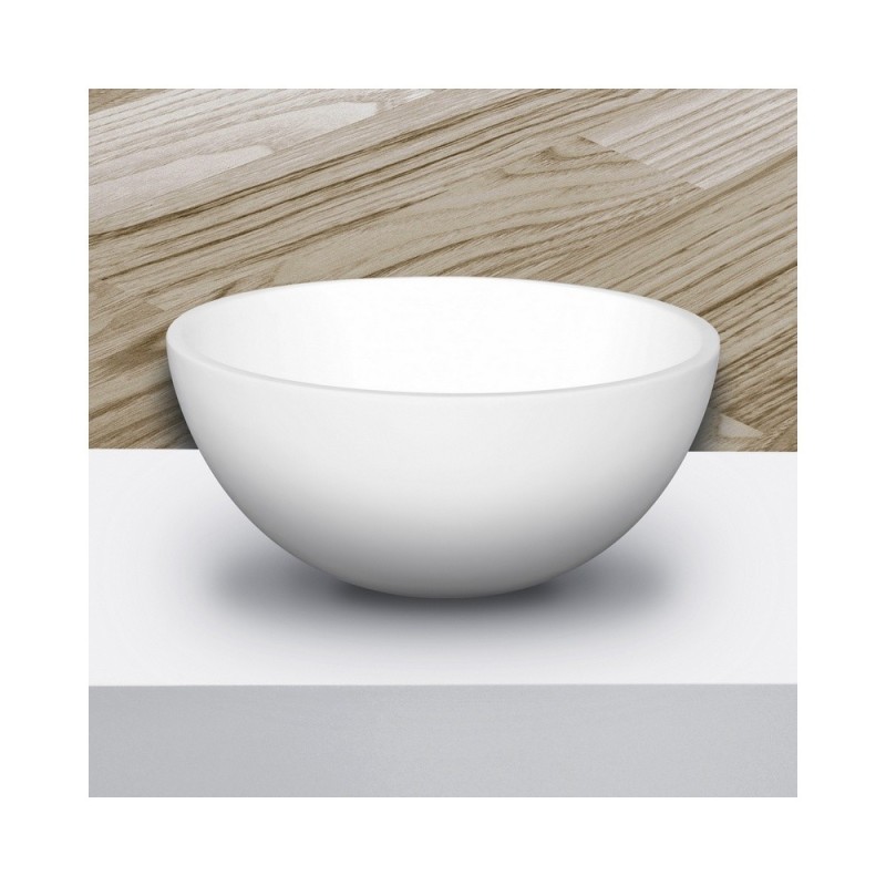 Lavabo bianco D 40 cm linea emotion serie sense Rak Ceramics 185-MSE-B040