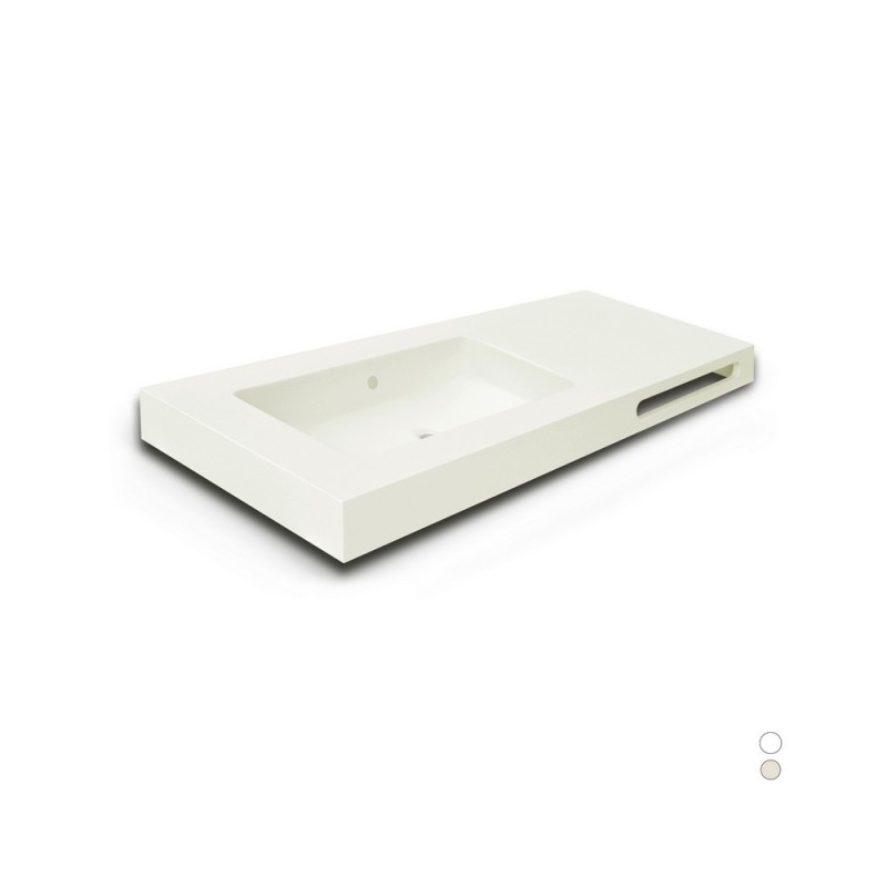 Lavabo linea emotion serie sharp 2 Rak Ceramics 185-MSH02-B120D