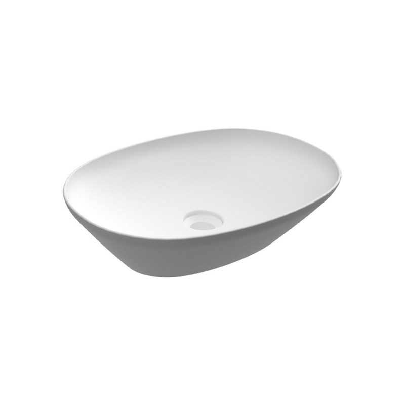 Lavabo da appoggio ovale (senza foro) variant 50x36 cm Rak Ceramics 185-RNAO-50 Lavabo da appoggio ovale (senza foro) variant 50x36 cm Rak Ceramics 185-RNAO-50