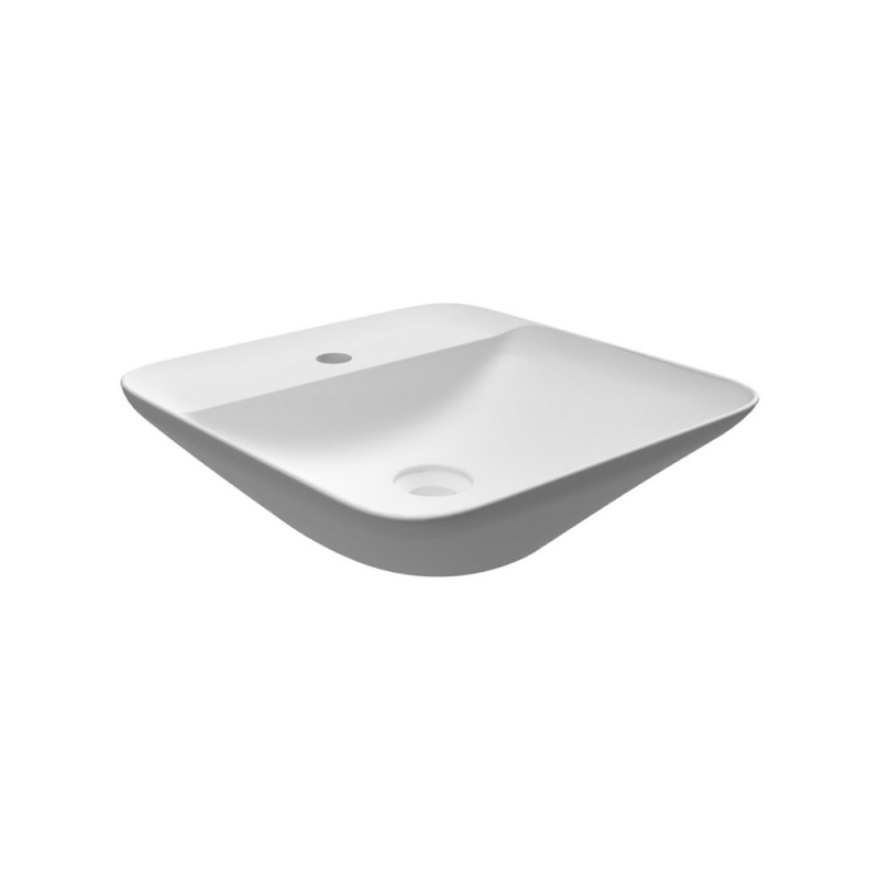 Lavabo da appoggio quadrato (monoforo) variant 42x42cm Rak Ceramics 185-RNAQF-42