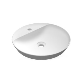 Lavabo ad incasso tondo monoforo variant 42 x 42 cm Rak Ceramics 185-RNSTF-42