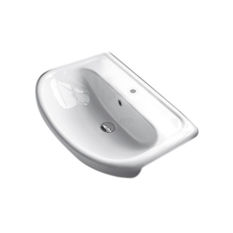 Lavabo semincasso cm 64x47  185-RSI-64
