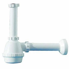 Sifone plastica una via da 1'' 1/2 Idrobric SFUSIF0074SI